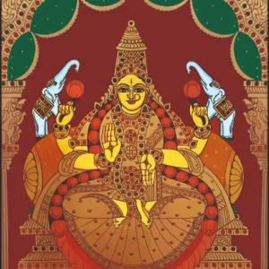 Gajalakshmi - Goddess Lakshmi with Two Elephants