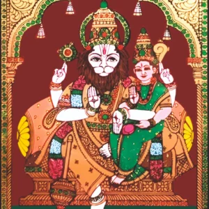 Lakshmi Narasimha with Goddess Lakshmi Lakshmi Narasimha with Goddess Lakshmi