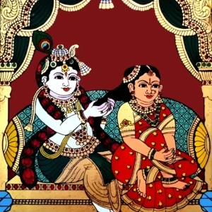 Lord Krishnan with Radha Lord Krishnan with Radha