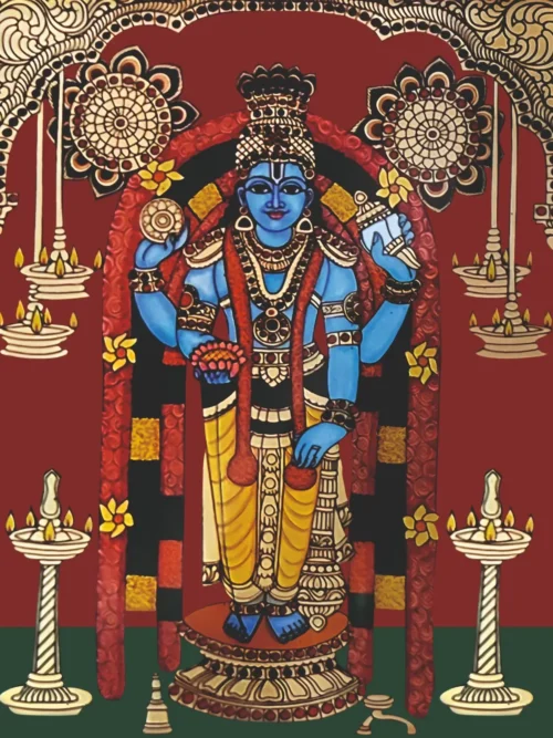 Lord Perumal Lord Perumal β Tanjore Painting